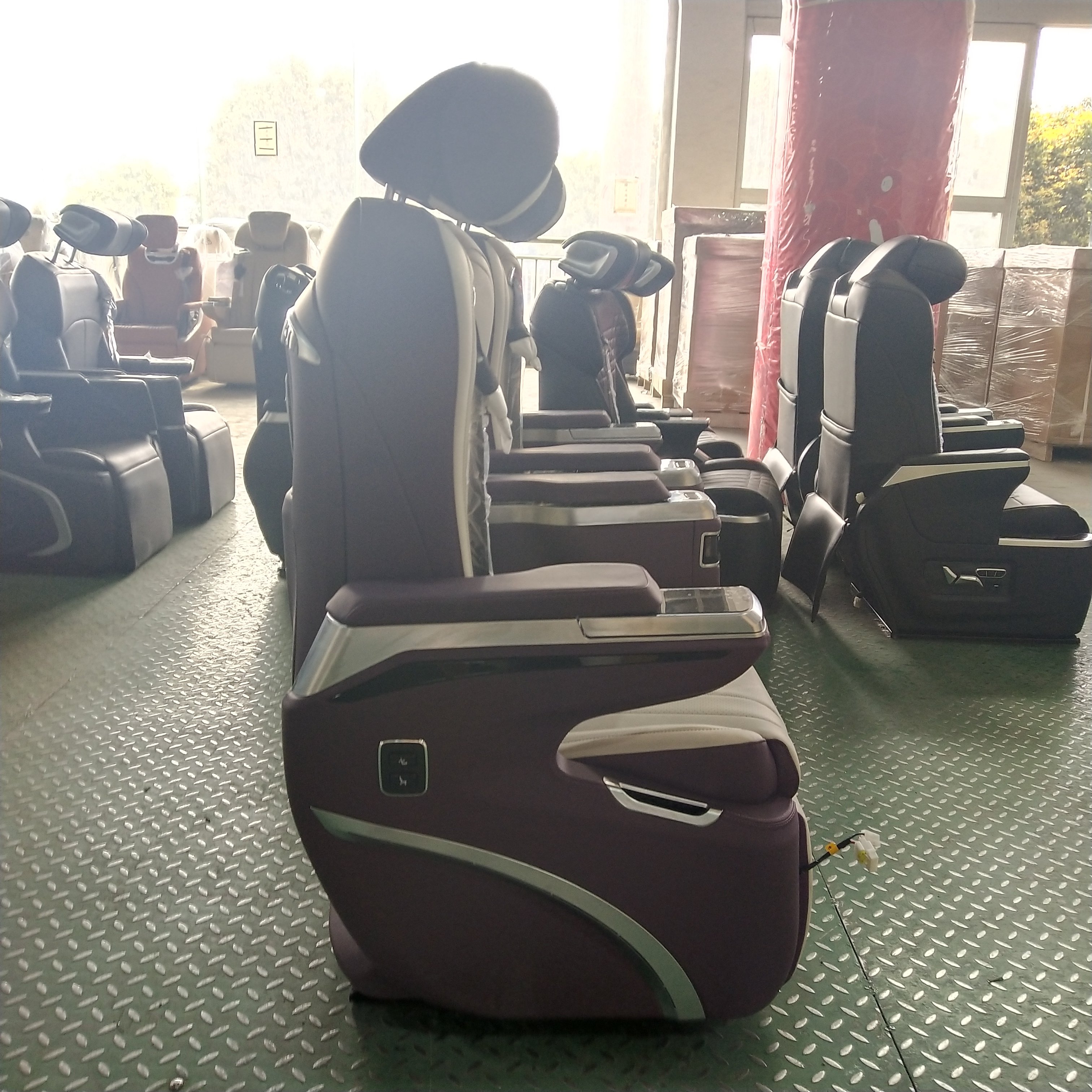 Haobang Hight Quality Oem Auto Vip Rv Single Chair Passenger Bus Seats for LUXURY VAN