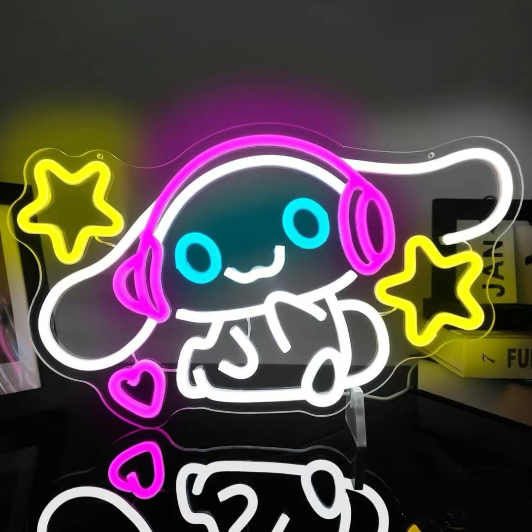 Anime Style Fire Skeleton Pattern Night Light Wall Game Room Decoration USB Powered Led Neon Light Sign