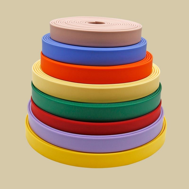 Coated Polyester Webbing Waterproof Cdog Collarmaking Dog Collar Leash Tape Shoes Solid Durable Wholesale Macaron Color Soft PVC