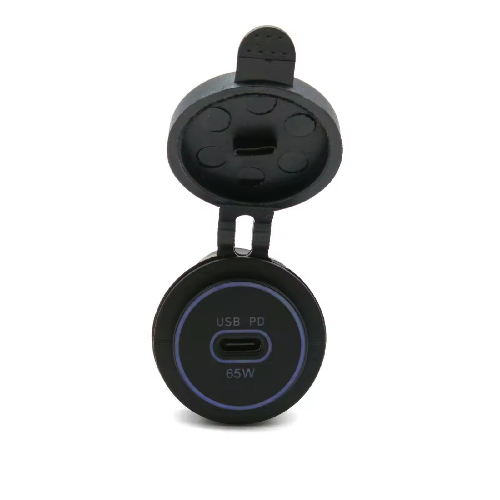 New 65W Single Port TYPE C PD Adapter USB Socket Car Charger for Car Marine