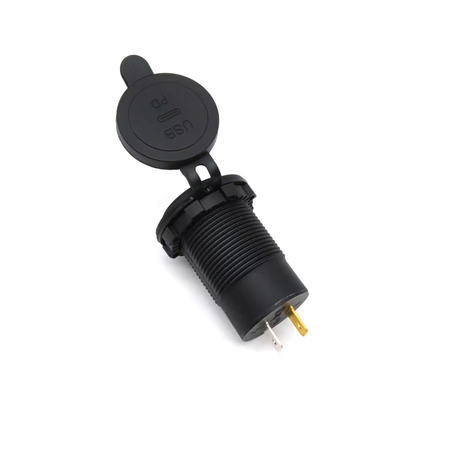 New 65W Single Port TYPE C PD Adapter USB Socket Car Charger for Car Marine