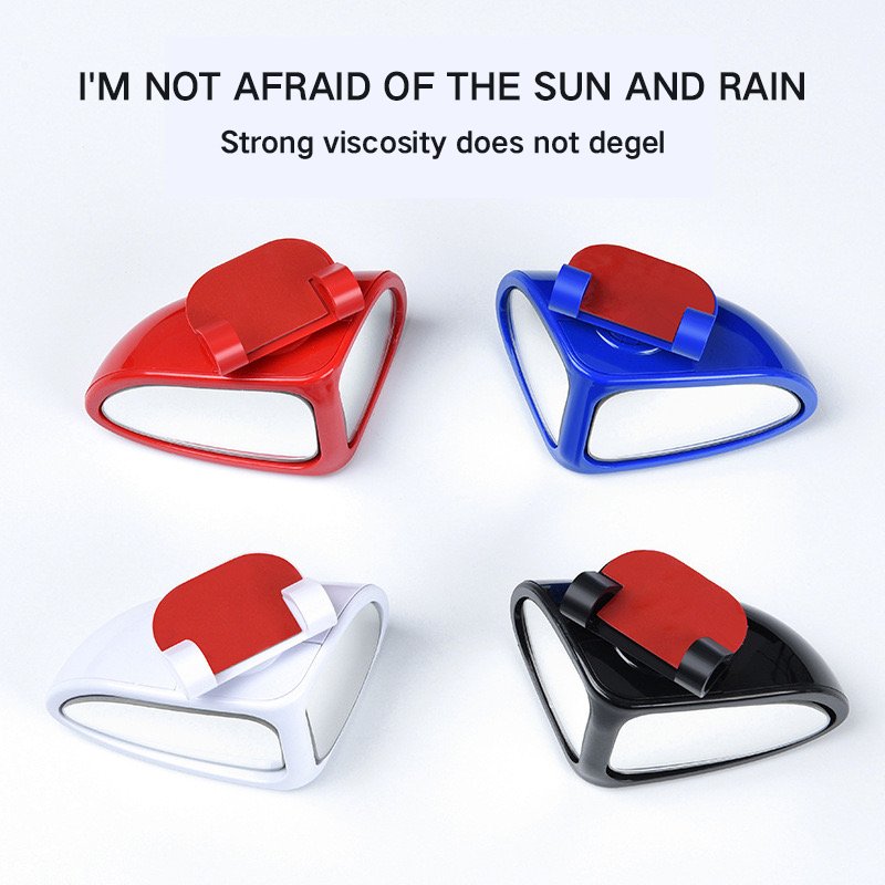 Car Reversing Small Round Mirror Front and Rear Wheels Double-sided Auxiliary Rearview Mirror 360-degree Blind Area