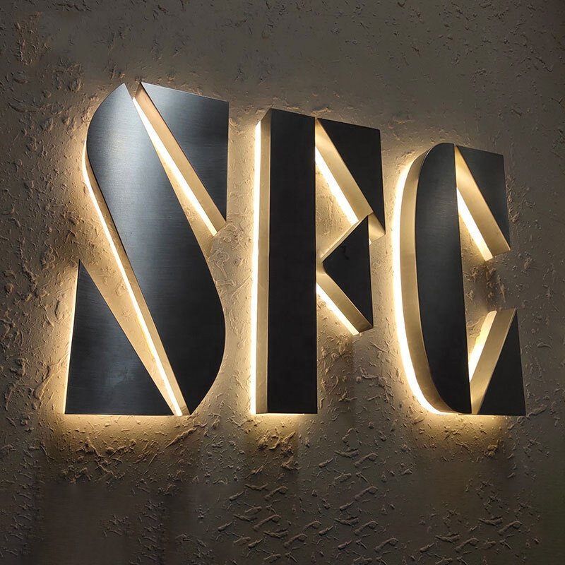Hot-Selling Customized 3D Neon LED Letters Luminous Building Signs for Business Companies Channel Letter Model