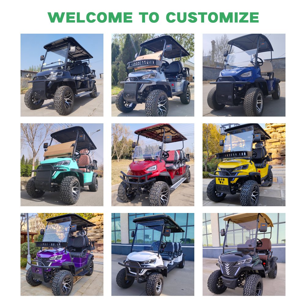 Jeep Trustworthy Supplier Car Golf Cart Seater Minibus Club Electric 4 Jiangsu 48V Lead Acid Battery Motorcycle 125 Ce 1 - 2