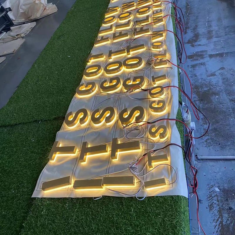 Free-Custom-design 3D Backlit Signs LED Illuminated Signs