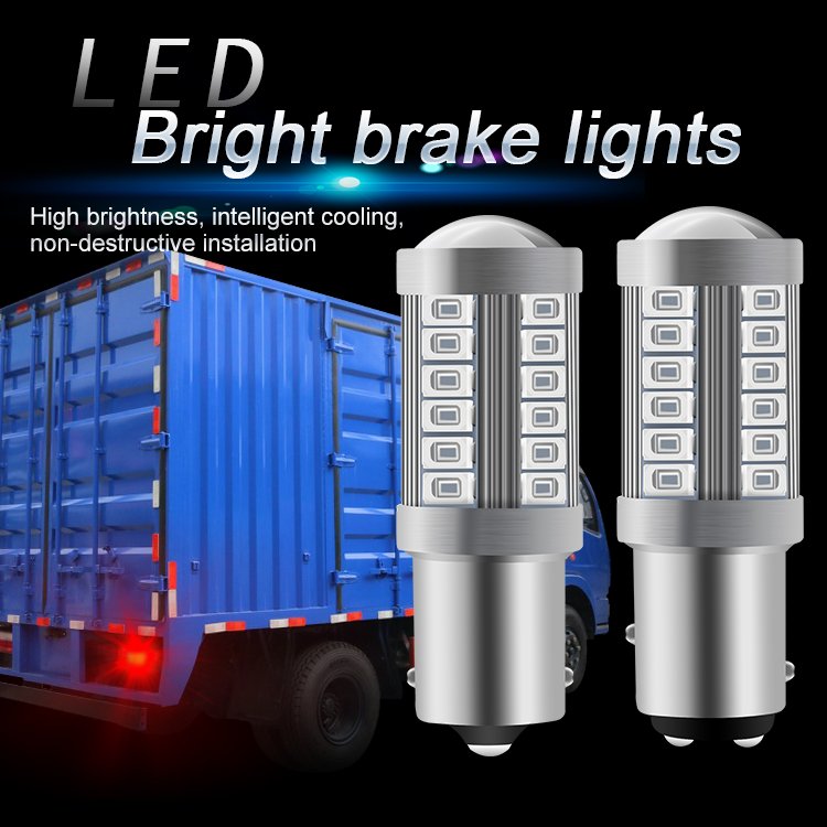 24V for Truck Hot Sales 1156 1157 Bau15s Py21w P21w5w 5730 Led Brake Lights 33smd Reversing Turn Signal Lights