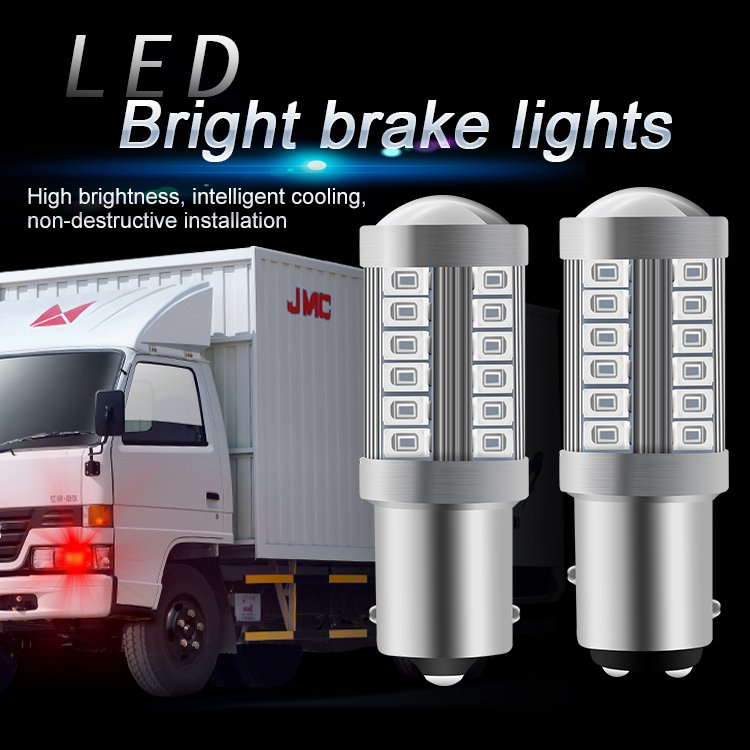 24V for Truck Hot Sales 1156 1157 Bau15s Py21w P21w5w 5730 Led Brake Lights 33smd Reversing Turn Signal Lights