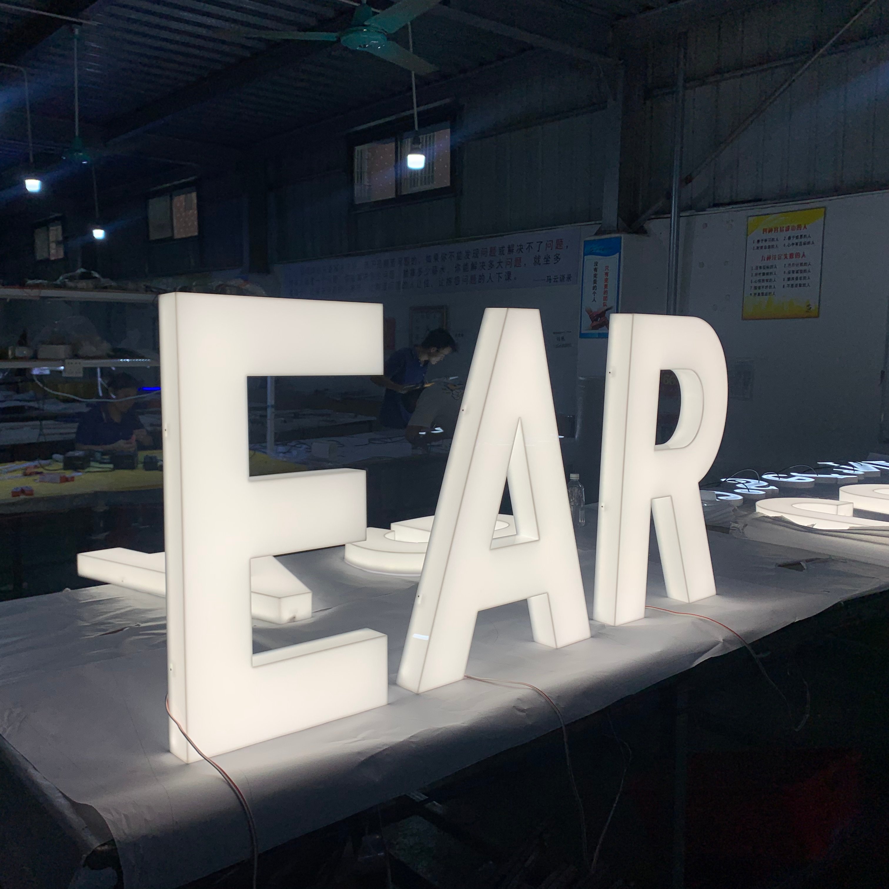 Customized Acrylic Letter External Indoor Illuminated Building Signs Led Channel Letters for Shop Brand Signage