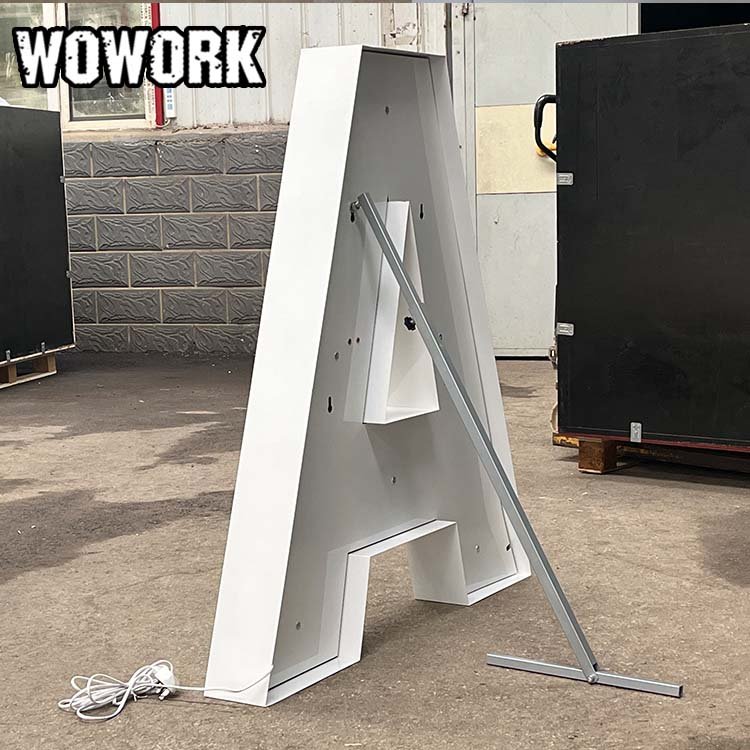 WOWORK Wholesale 3ft 4ft 5ft Back Frame Support for Marquee Letter Numbers Stand
