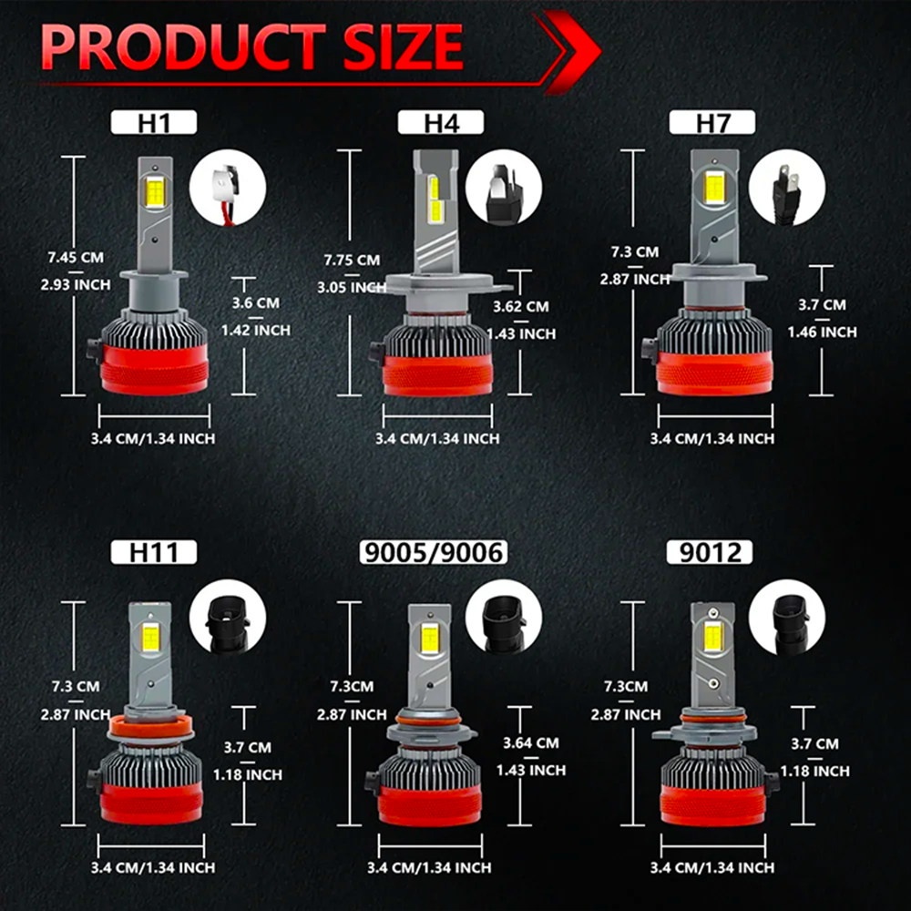 T12 240W Led Auto Lamp H7 H4 H11 Car Accessories H8 H7 LED Bulb 9005 9006 Car Auto H7 Led 12V H4 Led Auto Headlights