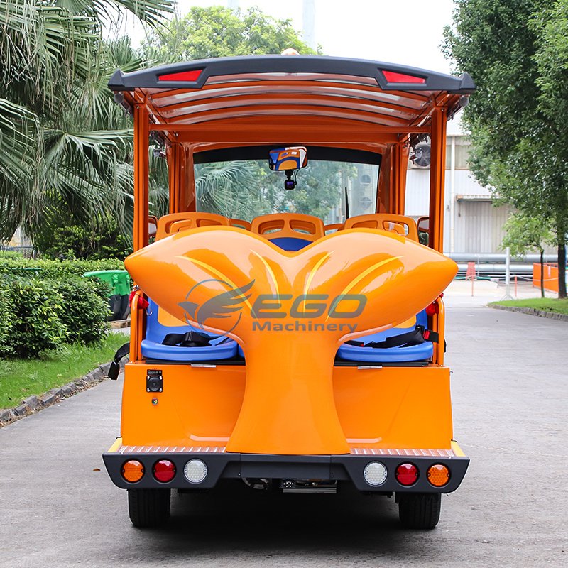 Fair Ground Rides Electric Cartoon Sightseeing Car Attractions Tourist Sightseeing Bus for Sale