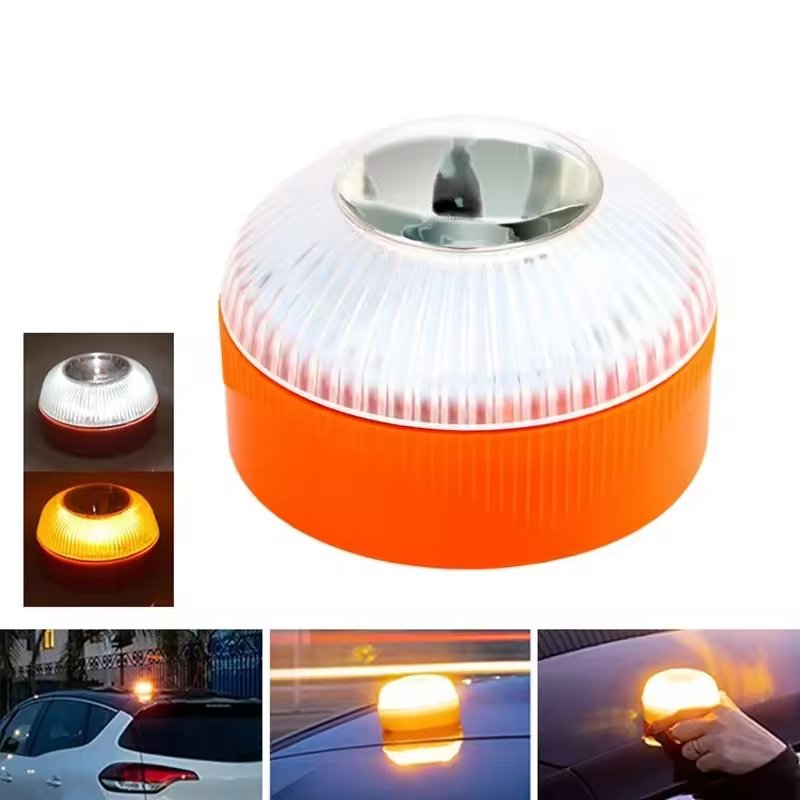 Factory Direct Sales New Wireless Dual Color Flash LED Car Emergency Light Lighting