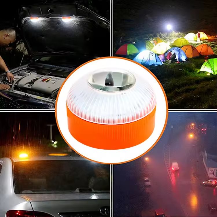 Factory Direct Sales New Wireless Dual Color Flash LED Car Emergency Light Lighting