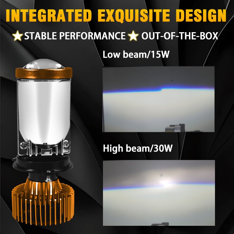 Luces Led 9005 High Power Canbus Elite Hb3 Led Headlight Led Light H7 H4 Mini Bi-led Projector Lens 30W/60W High Low Beam