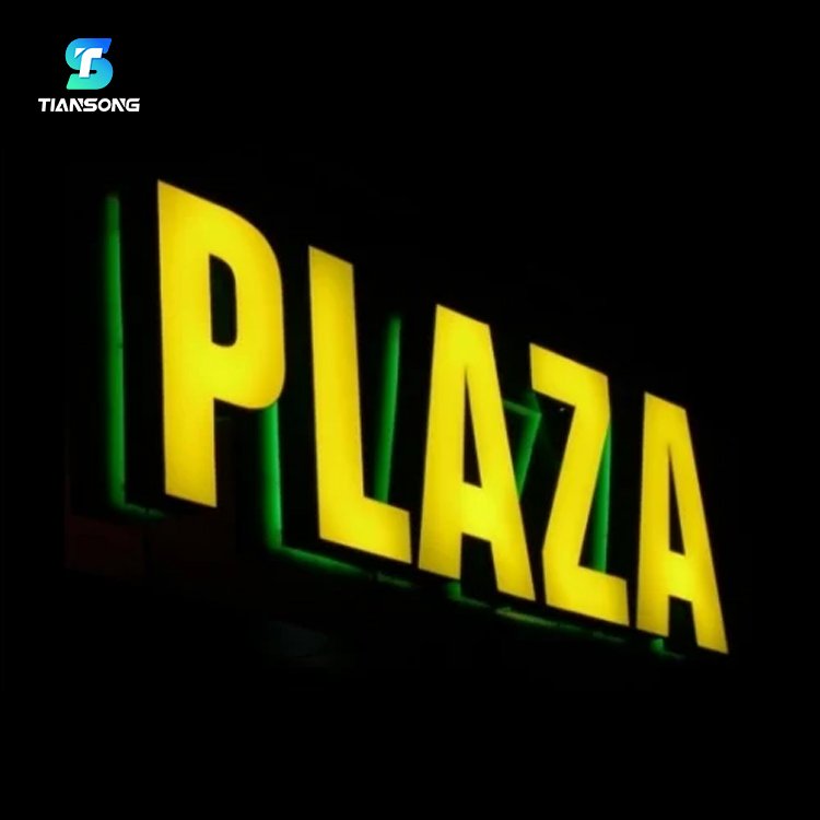 High Quality Outdoor Front Lit Led Shop Logo Channel Letter Custom 3D Metal Wall-mounted Light up Business Letter Sign
