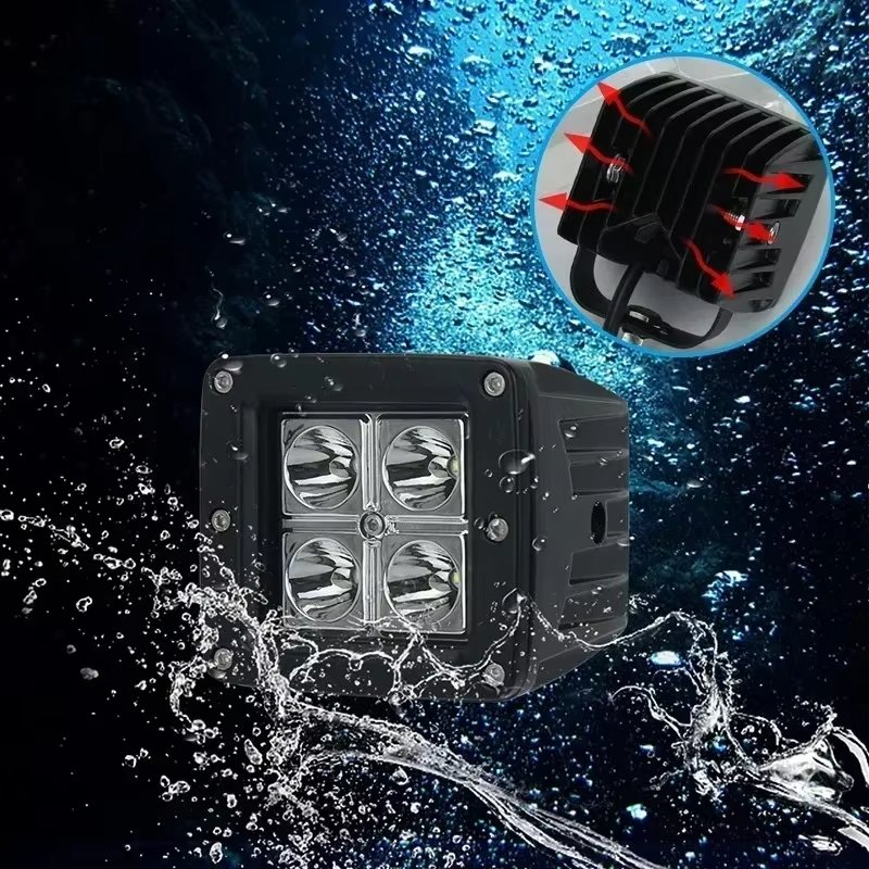 Jeep & ATV Auto Lighting System 30W 12v 24v Offroad Work Light LED Spotlight and Fog Lamp for SUV Truck Tractor Driving