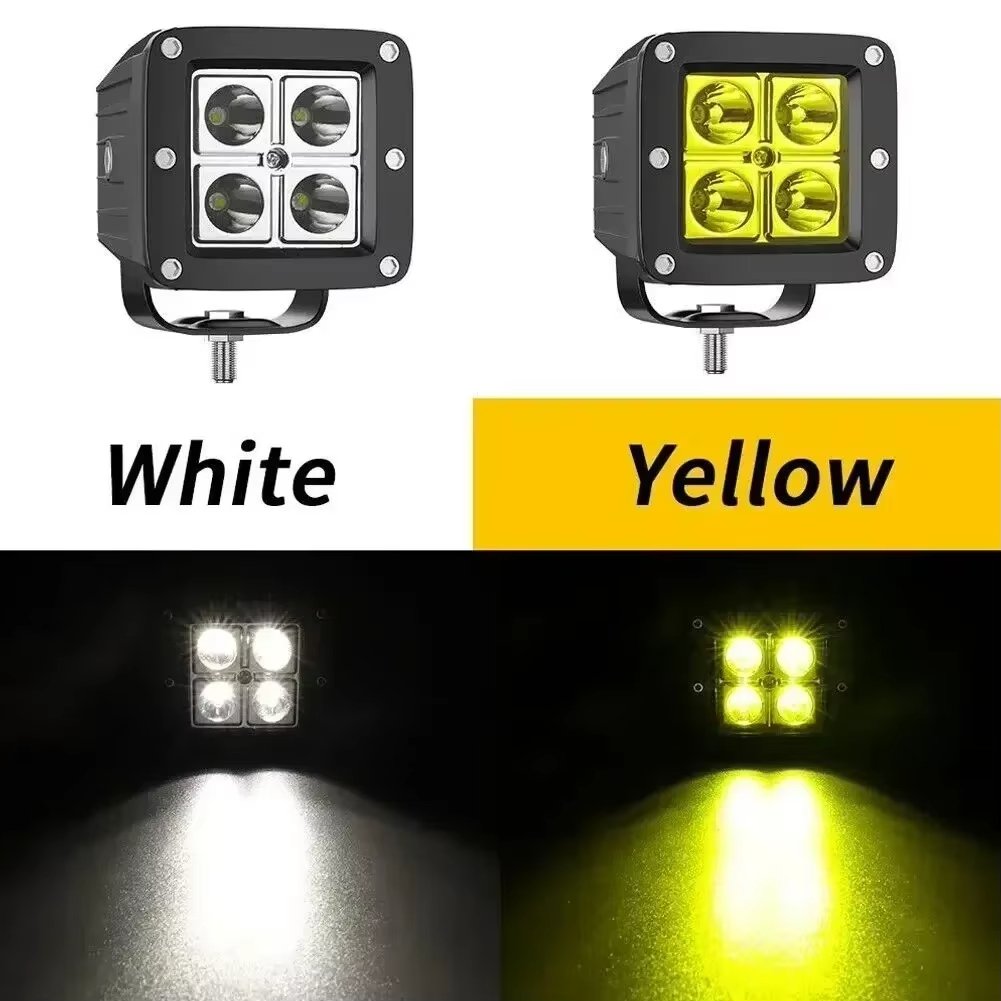 Jeep & ATV Auto Lighting System 30W 12v 24v Offroad Work Light LED Spotlight and Fog Lamp for SUV Truck Tractor Driving