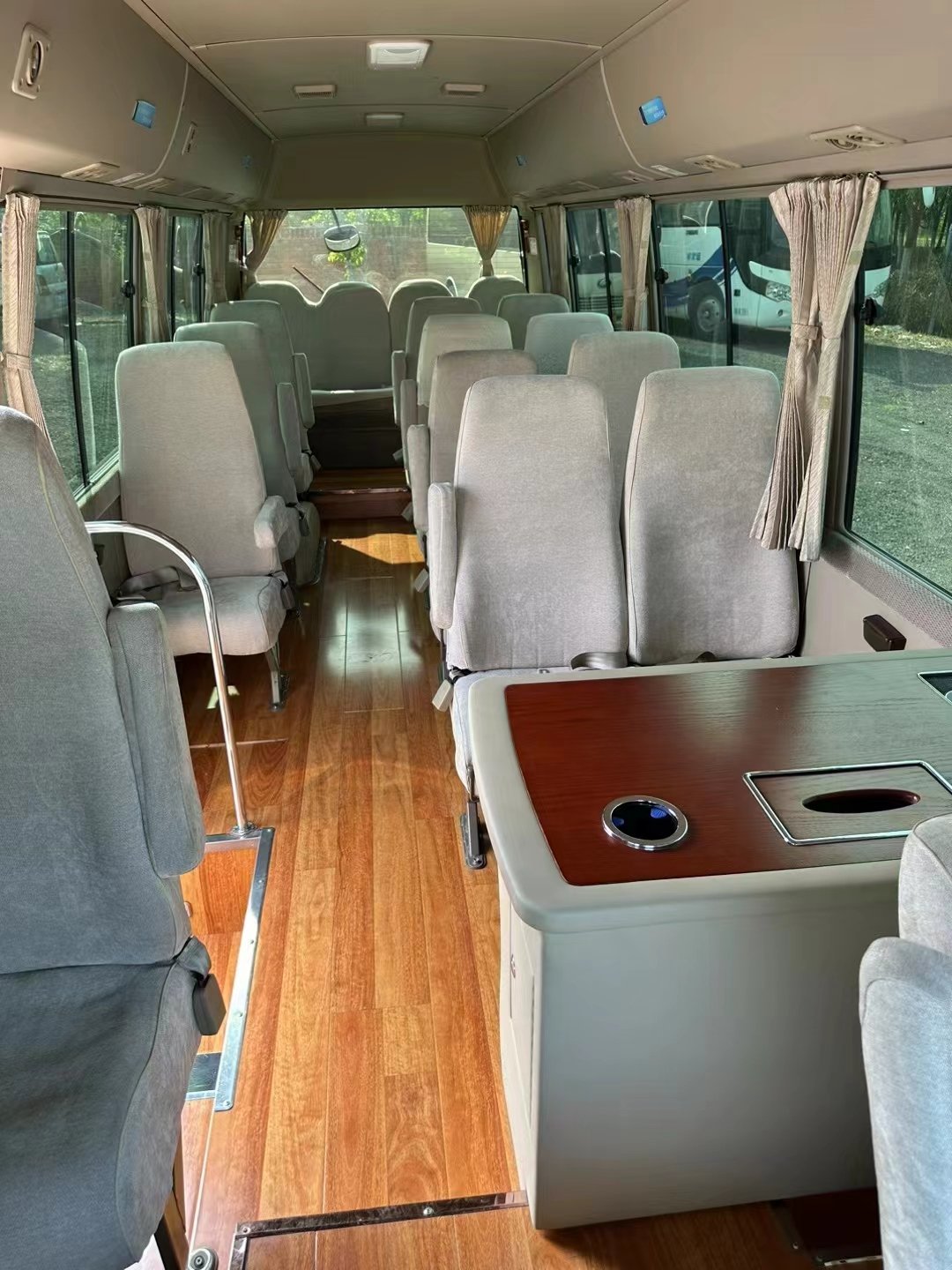 2018 2019 Left Hand Drive Toyota Used Car Coaster 23 29 Seater Bus Gasoline Engine