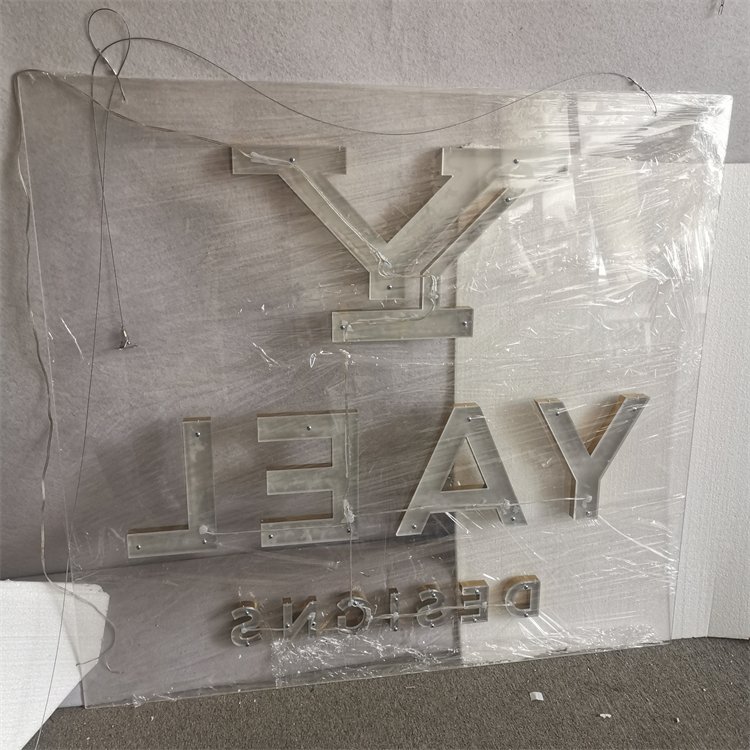 Indoor Office 3d Sign Acrylic Wall logo 3d Letter Light Sign Board Company logo Sign for Reception