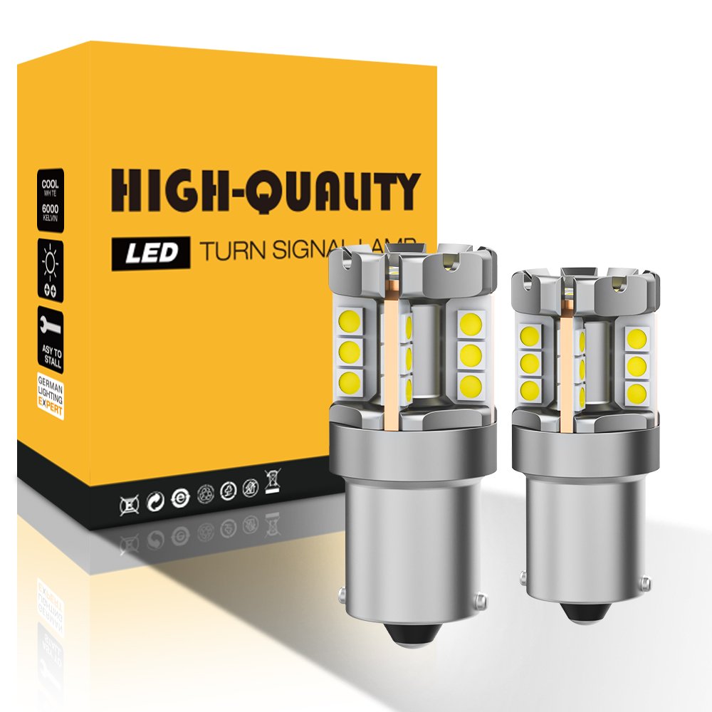 Asruex High Brightness Turn signal Interior and License Plate Light 8W 1156 1157 3156 3157 7440 7443 H11 9005 Led