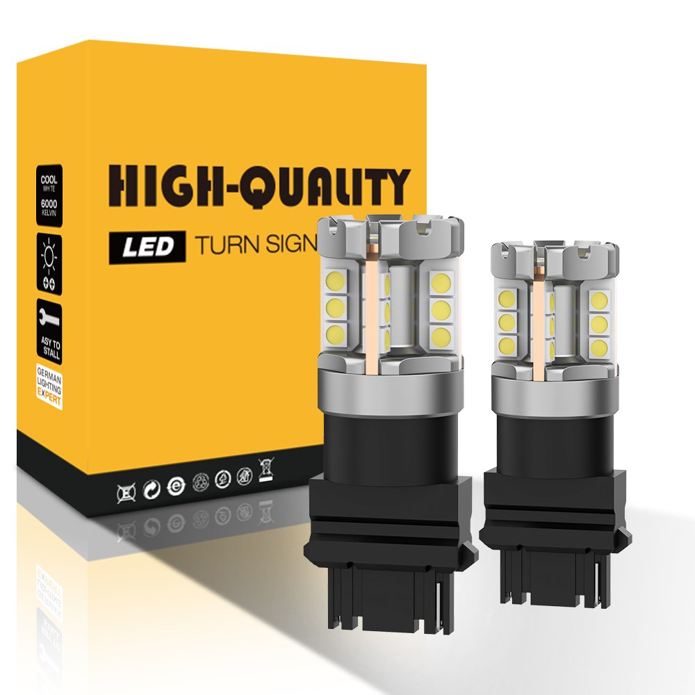 Asruex High Brightness Turn signal Interior and License Plate Light 8W 1156 1157 3156 3157 7440 7443 H11 9005 Led