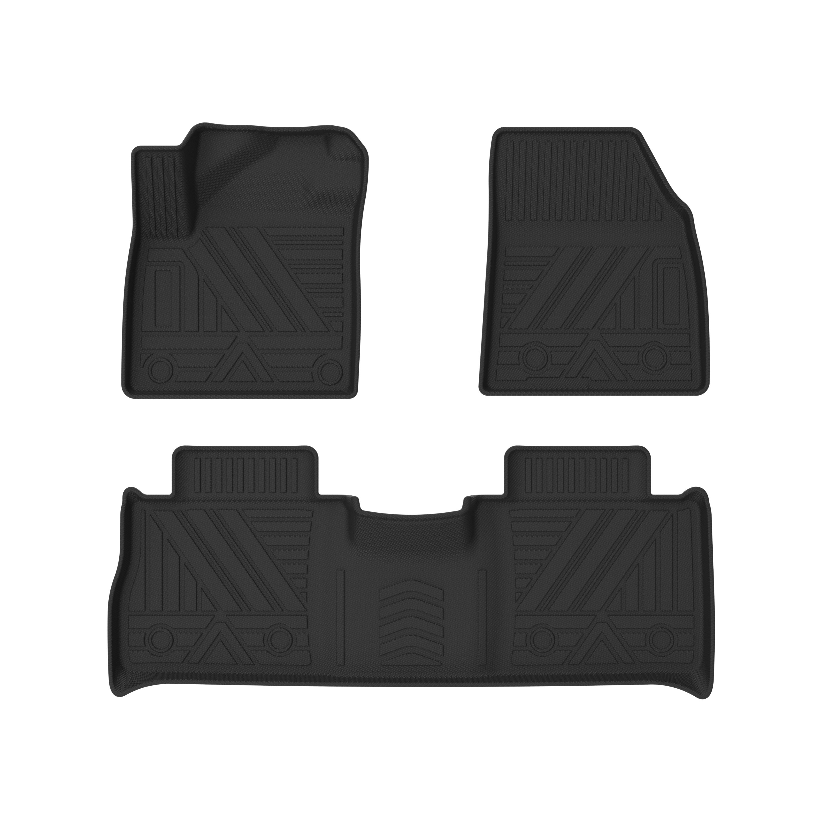Wholesale Car Accessories 3D TPE Rubber Car Floor Mats Cargo Liner Car Trunk Mat for 2024 Ford Territory EQUATOR 2022-2023