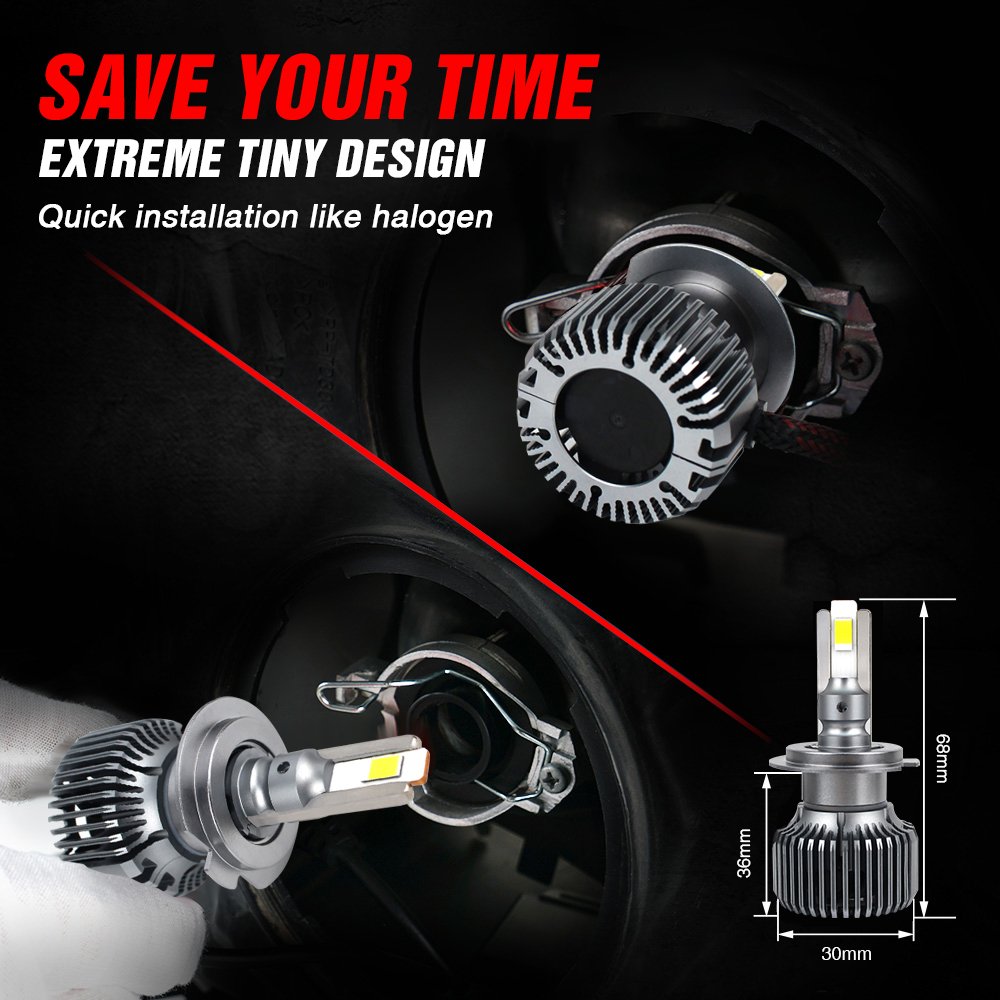 High Brightest P60 130W 25000LM Led Faros H7 H11 Light Car Bulb Bombillos 9005 9006 H1 Canbus Luces H4 Led Headlights for Auto