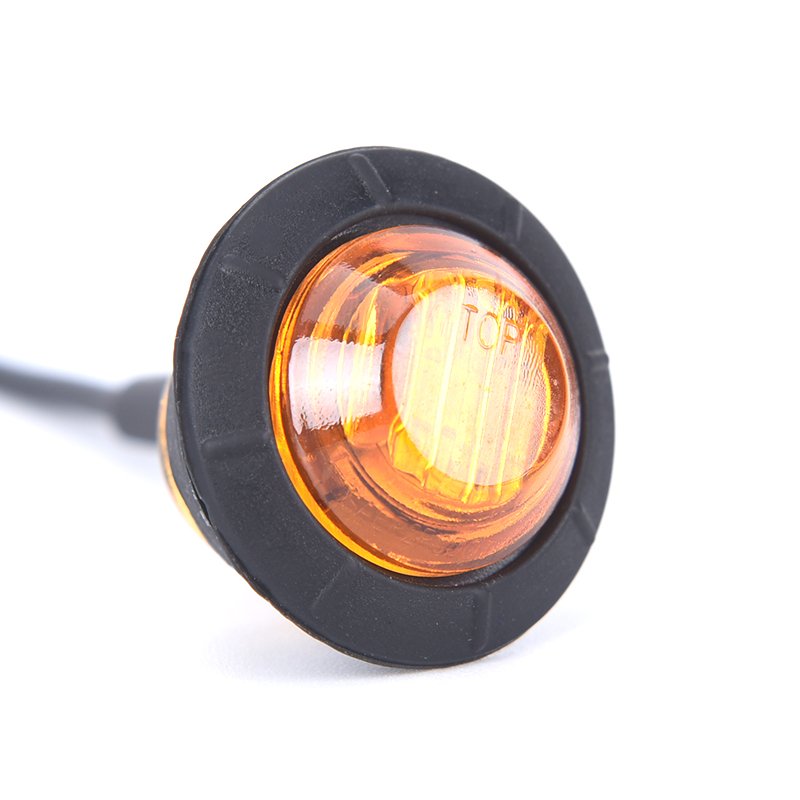 12V 24V Hot Sale Colorful 3/4 Inch Marker Light LED Side Positioning Lights for Bus Truck Trailer Lorry 3/4'' Sidelights