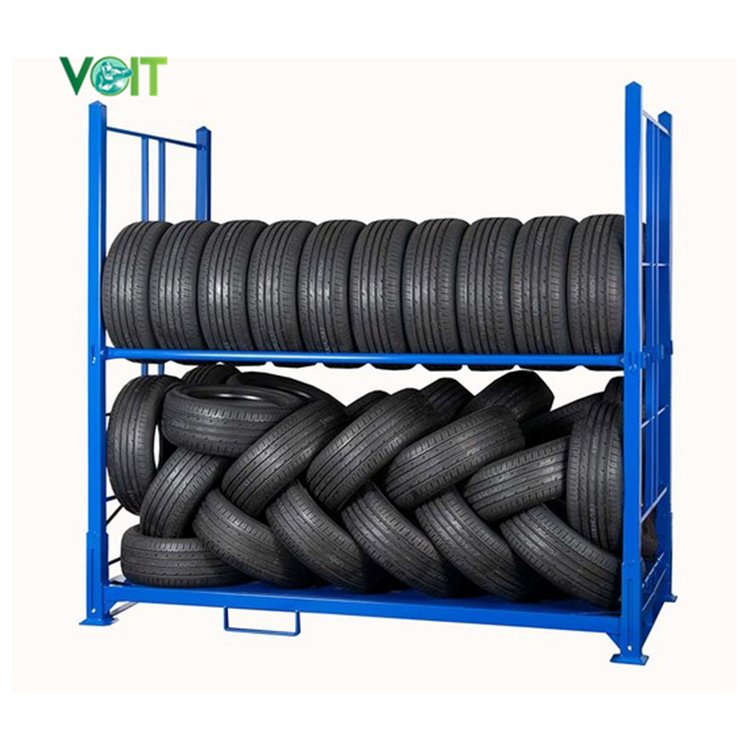 Factory Customized Warehouse Organization Stacking Truck Tire Storage Pallet Rack