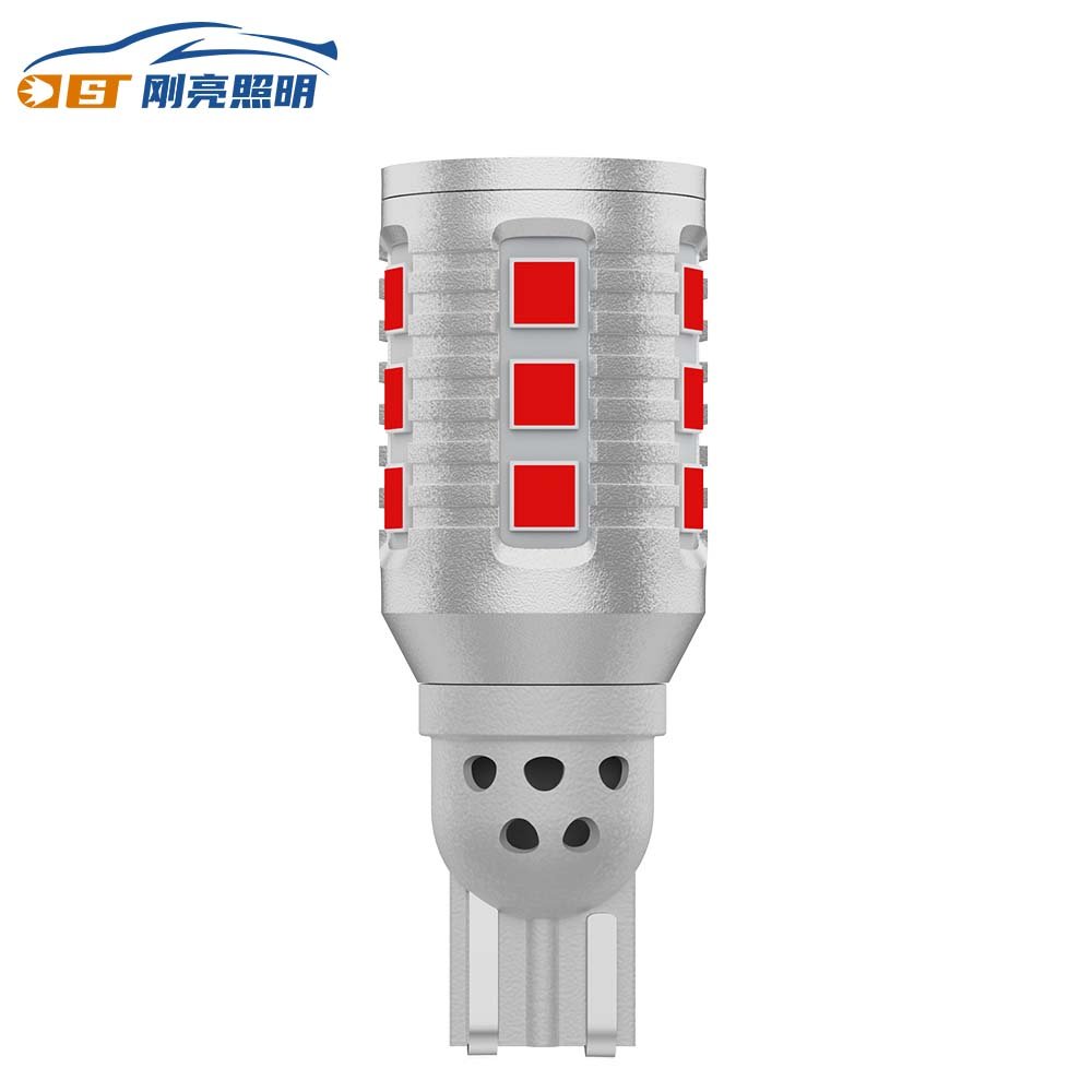 2023 New Model Patented Product Canbus 7w 12v720lm 6000k 0.55A Red Color W16W T15 LED for Auto Lighting System