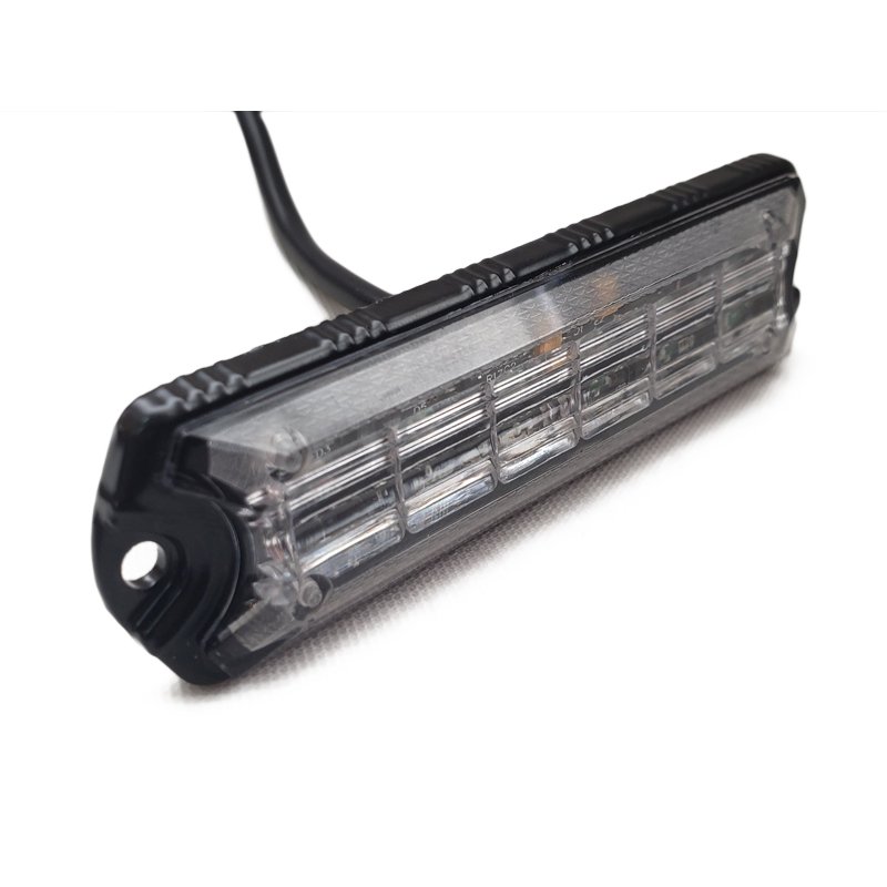 Thin 6 Led Strobe Lights Warning Flashing Light for Vehicles