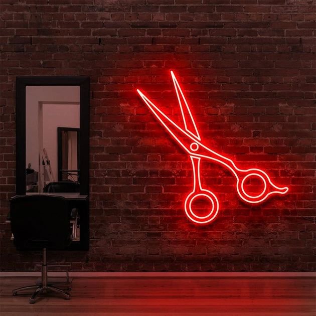 Factory Direct Sales Advertising Custom Signs LED Acrylic Lighting Business Barber logo Shop Neon Sign