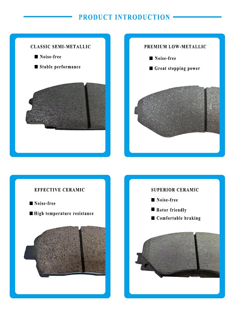 SAC Brake Pads Manufacturer for Mercedes Ben Z D1316 Front Axle Ceramic Brake Pad 0044206720