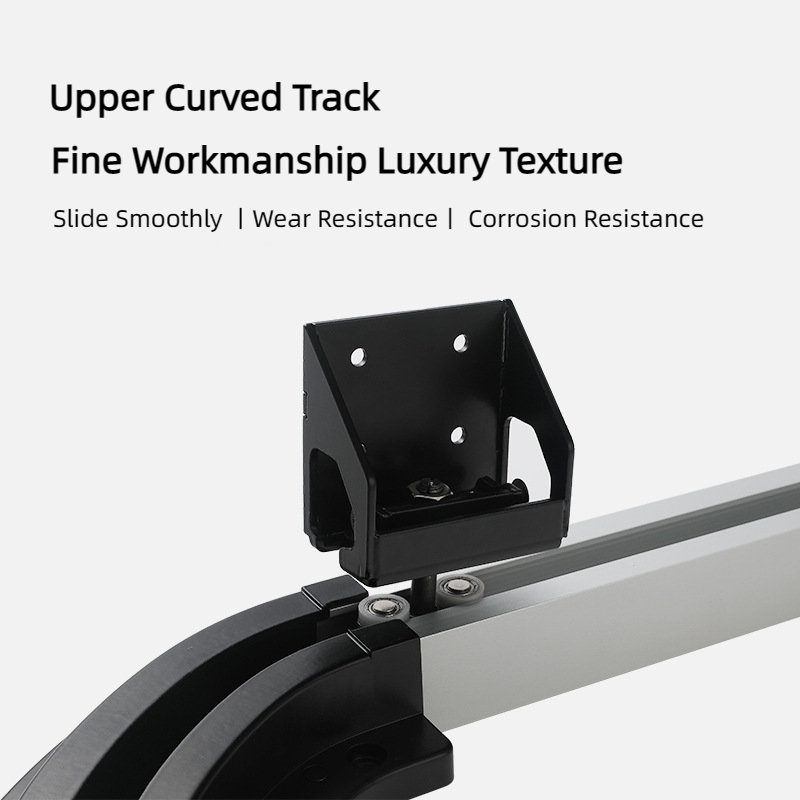 Double Soft Close Interior Hidden Wood Hanging Door Rollers Wheels Door Sliding System