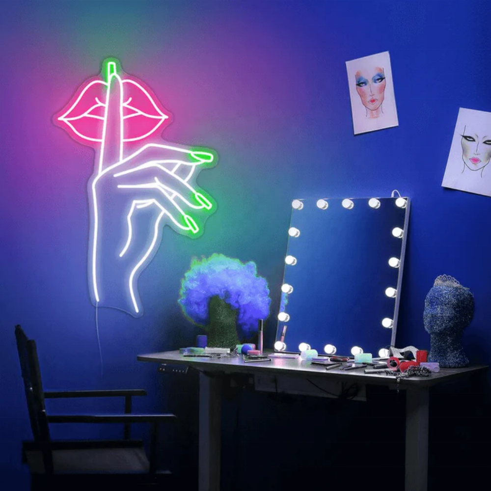 Salon Shop Led Neon Sign Cosmetic Beauty Salon Nails Neon Sign Light Store Business logo Idea for Wall Decoration