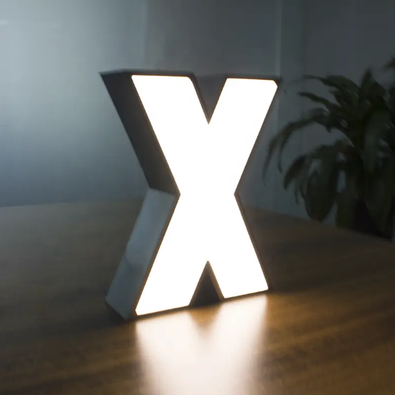 Custom LED Illuminated Sign Lighting 3D Face Lit Channel Letter Logo Letter Sign for Outdoor and Indoor