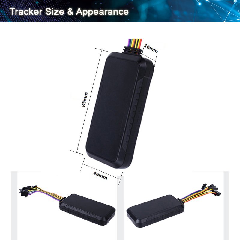 Gps Tracker with Temperature Sensor Fuel Level Sensor Gps Mini with App