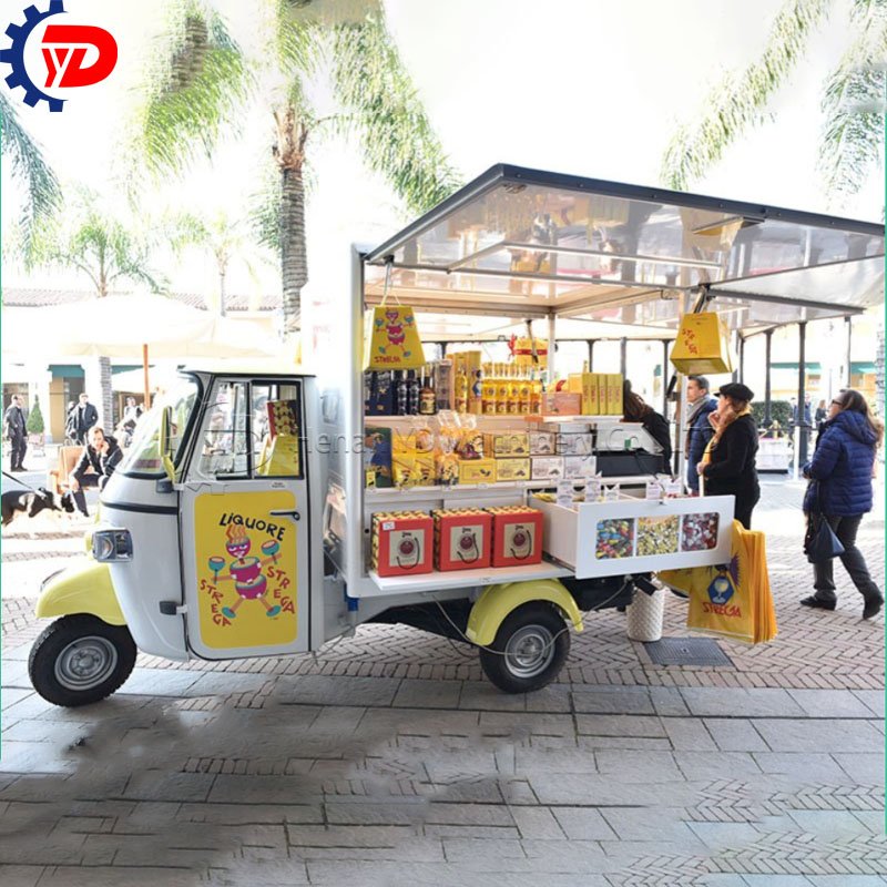 Electric Food Cart Juice Coffee Van Mobile Kitchen Pizza Candy Cart Ice Cream Shop Taco Hot Dog Truck Bus Food Truck