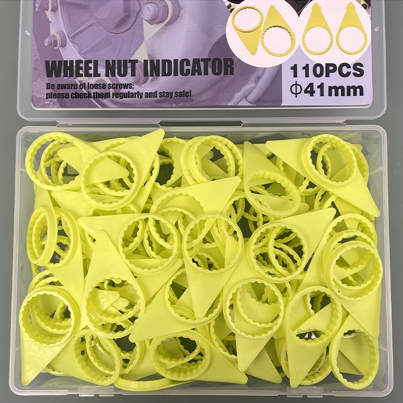Truck Wheel Nut Indicator 110Pcs Kit Bus Wheel Indicators 41MM Checkmate Car Truck 1 5/8" Wheel Serage Indicator