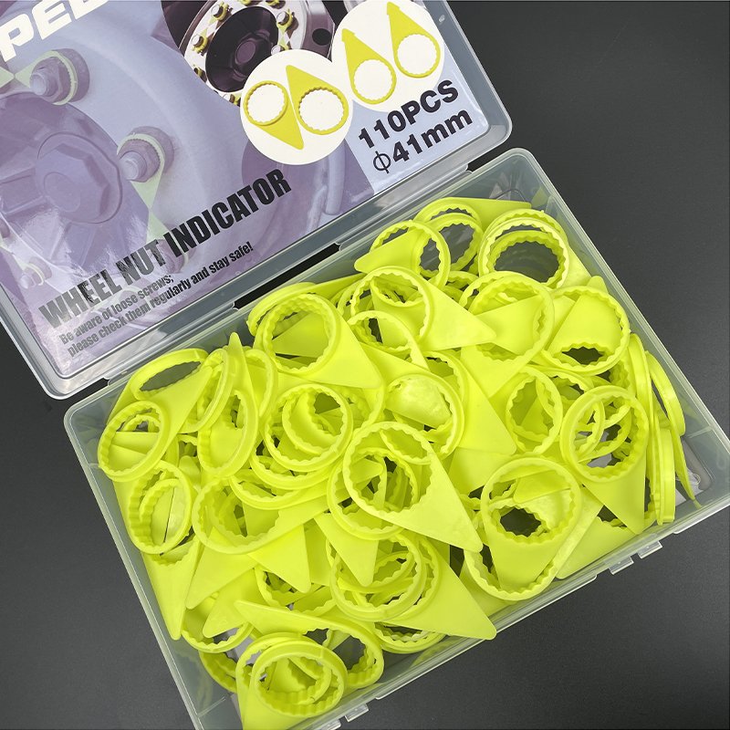 Truck Wheel Nut Indicator 110Pcs Kit Bus Wheel Indicators 41MM Checkmate Car Truck 1 5/8" Wheel Serage Indicator