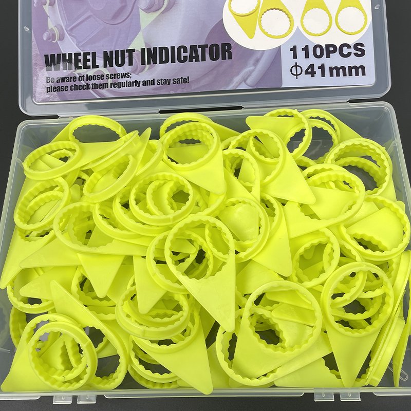 Truck Wheel Nut Indicator 110Pcs Kit Bus Wheel Indicators 41MM Checkmate Car Truck 1 5/8" Wheel Serage Indicator