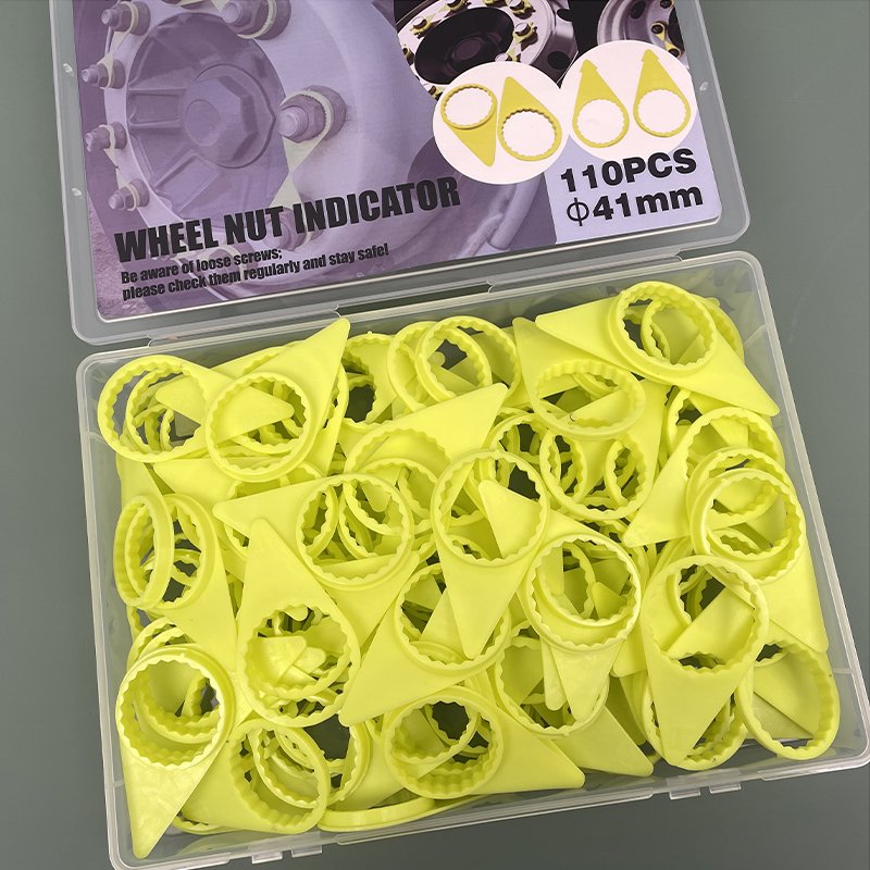 Truck Wheel Nut Indicator 110Pcs Kit Bus Wheel Indicators 41MM Checkmate Car Truck 1 5/8" Wheel Serage Indicator