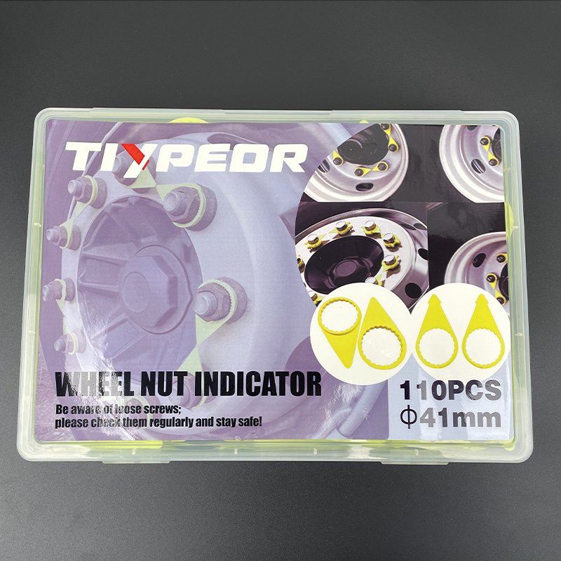 Truck Wheel Nut Indicator 110Pcs Kit Bus Wheel Indicators 41MM Checkmate Car Truck 1 5/8" Wheel Serage Indicator