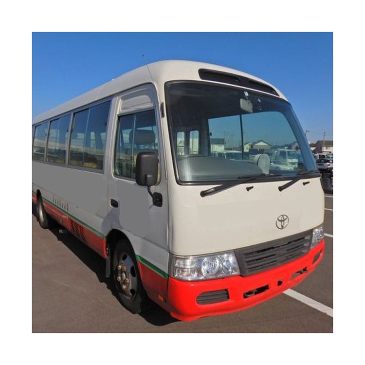 New Used diesel Engine Japan Brand Toyota coaster Bus , Used Bus From17 Seats to 35 Seats People Public Bus
