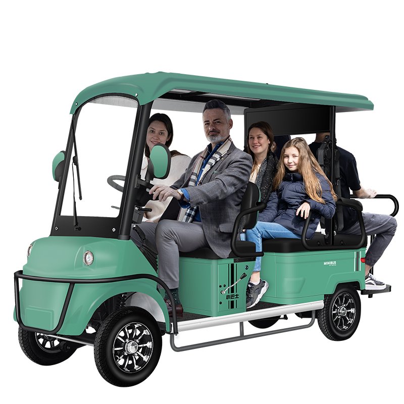 MinibusM6 Four Wheeler Canopy Sixseat All Purposes Elderly Disabled Kids Rides 1800w Motor Disc Brake Electric Scooter