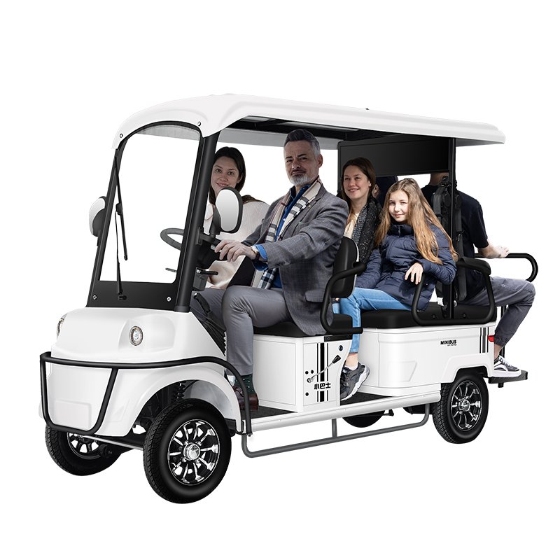 MinibusM6 Four Wheeler Canopy Sixseat All Purposes Elderly Disabled Kids Rides 1800w Motor Disc Brake Electric Scooter