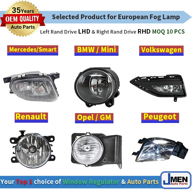 Jmen 251945111E 251945112E 251RCL/R for VolkswagenType 2 T3 T25 Vanagon Bus Headlight Taillamp Car Pickup Van Truck Turn Single