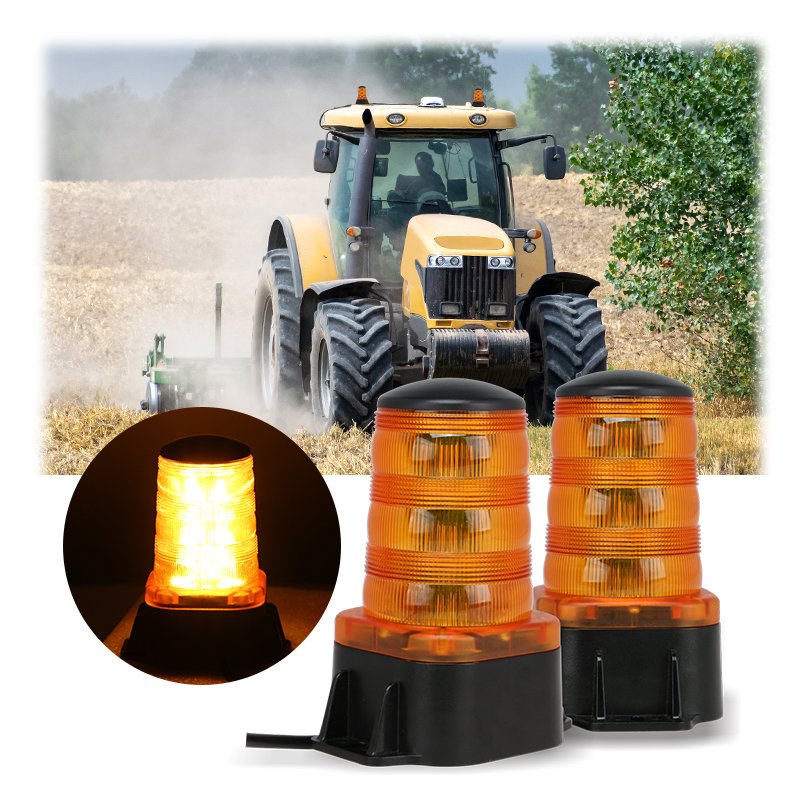 R10 ECE LED Car Strobe Emergency Light 12V 24V Amber Blue Red White Flash Pattern Led Car Warning Light