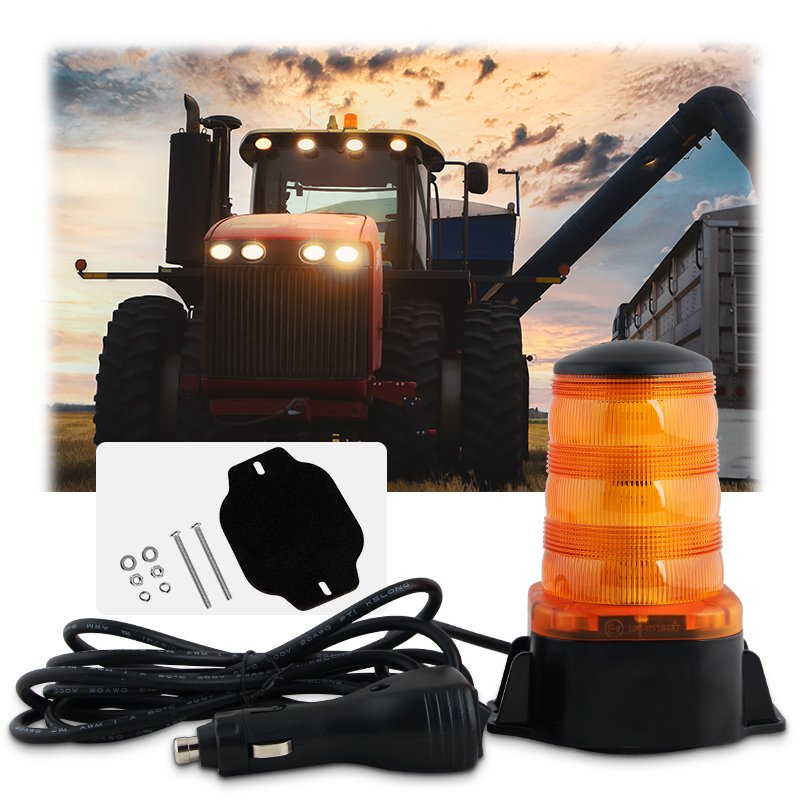 R10 ECE LED Car Strobe Emergency Light 12V 24V Amber Blue Red White Flash Pattern Led Car Warning Light