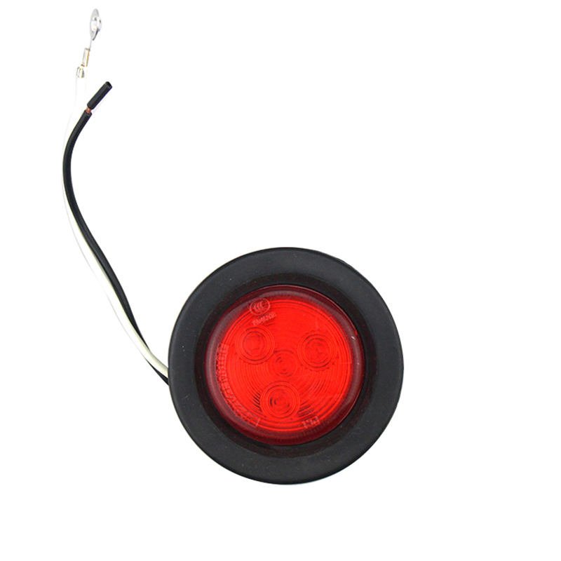 2inch 12V Car External Lights Round LED Auto Car Bus Truck Trailer Side Marker Indicator Trailer Light Rear Side Lights